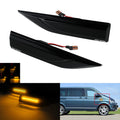 ANGRONG 2x Dynamic Amber LED Side Marker Repeater Indicator Light For VW T6 Transporter Caravelle 2015-2019