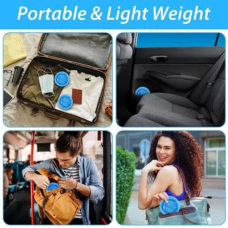 Disposable Vomit Bags 1000ml, 5/10/20 Pack Travel Motion Sickness Nausea Cleaning Bag, HDPE PE Eco-Friendly Plastic Car