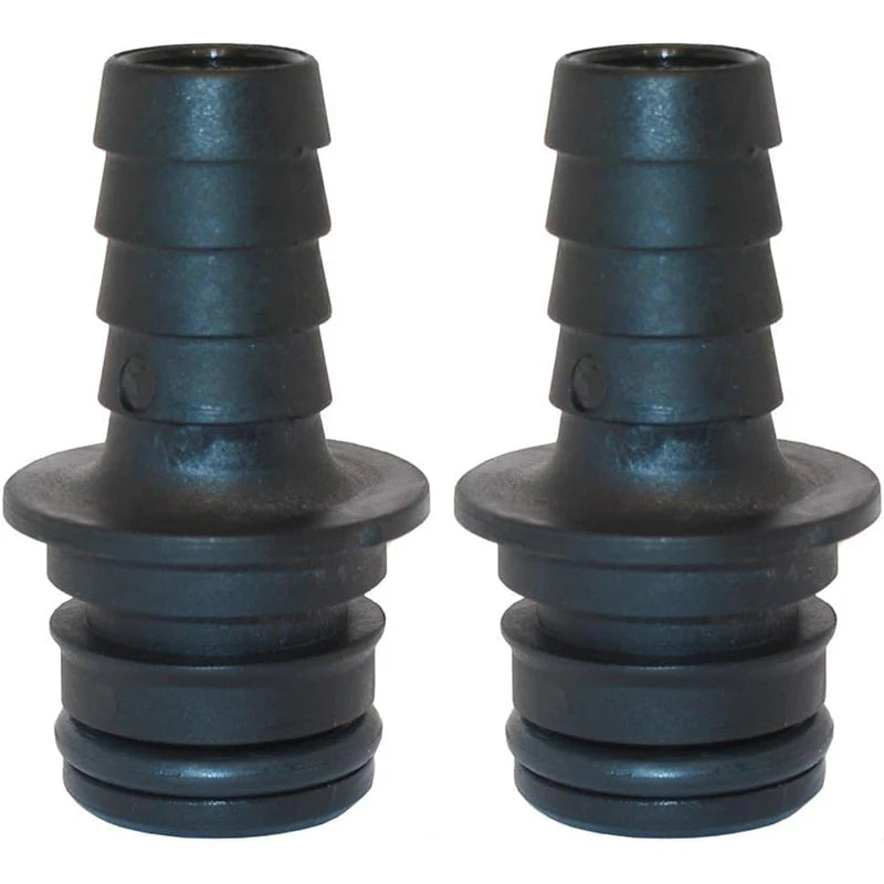 2Pcs For Jabsco Flojet 20381-002 RVs Caravan Quad Port Fittings For Quad Water System Pump 1/2" Hose Barb Straight RV Parts