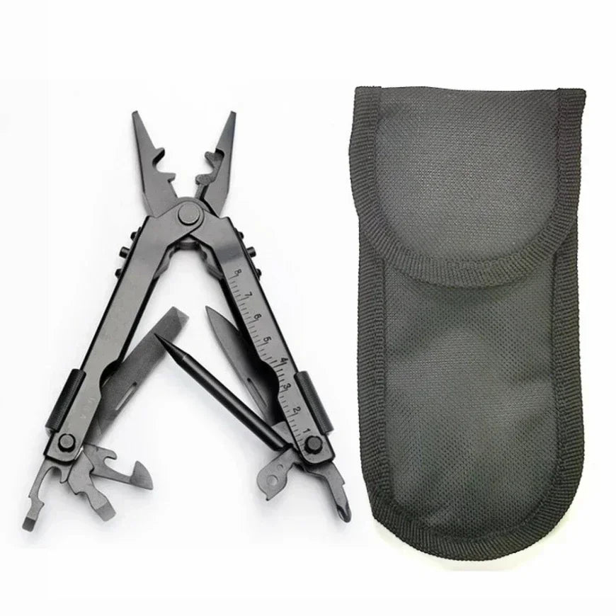 Multifunction Folding Pliers Stainless Steel Bottle Opener Screwdrivers Outdoor Crimper Wire Cutter Pocket Knife Multi-Tool