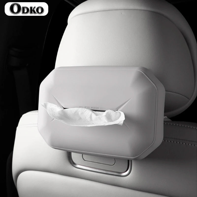 For Aito M9 2024 Silicone Car Tissue Box Hanging Tissue Bag Accessories Car Accessories Interior