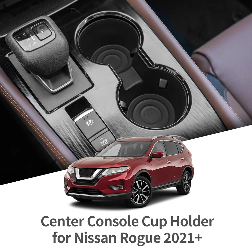 for Nissan Rogue X-trail T33 2021-2026 Central Console Water Cup Holder  Drinks Holder Storage Case Car Interior Accessories