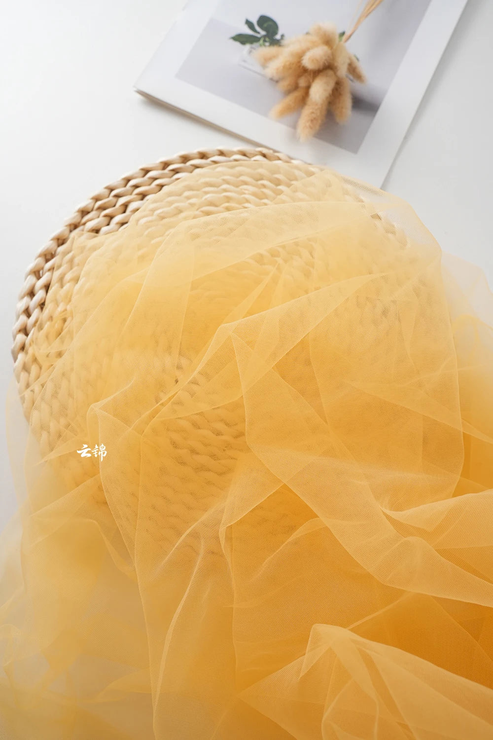 Green Transparent Tulle Fabric By The Meter for Clothing Hanfu Veil Wedding Background Diy Sewing Gauze Cloth Soft Light White