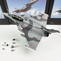1/72 Scale French Air Force Rafale Fighter Jet Camouflage Diecast Finished Military Plane Model Collection Ornament Gift