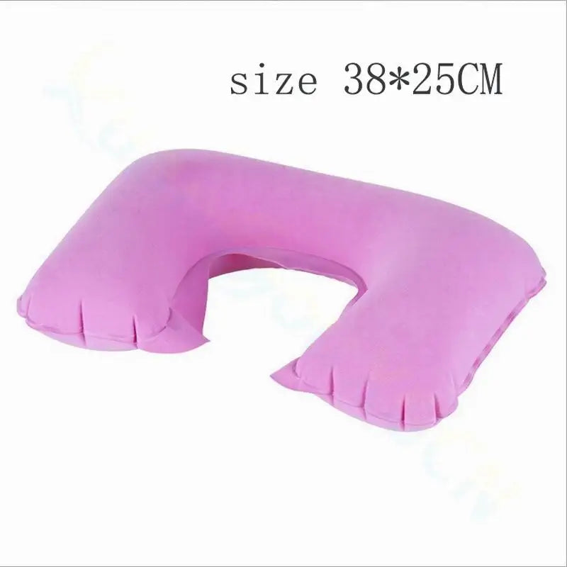 1pcs Functional Inflatable Neck Pillow Inflatable U Shaped Travel Pillow Car Head Neck Rest Air Cushion for Travel Neck Pillow