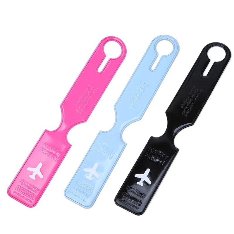 1/3Pcs Luggage Tag Bar Shape Travel Trolley Suitcase Business Card Consignment Bag Find Your Bag Quickly And Accurately Supplies