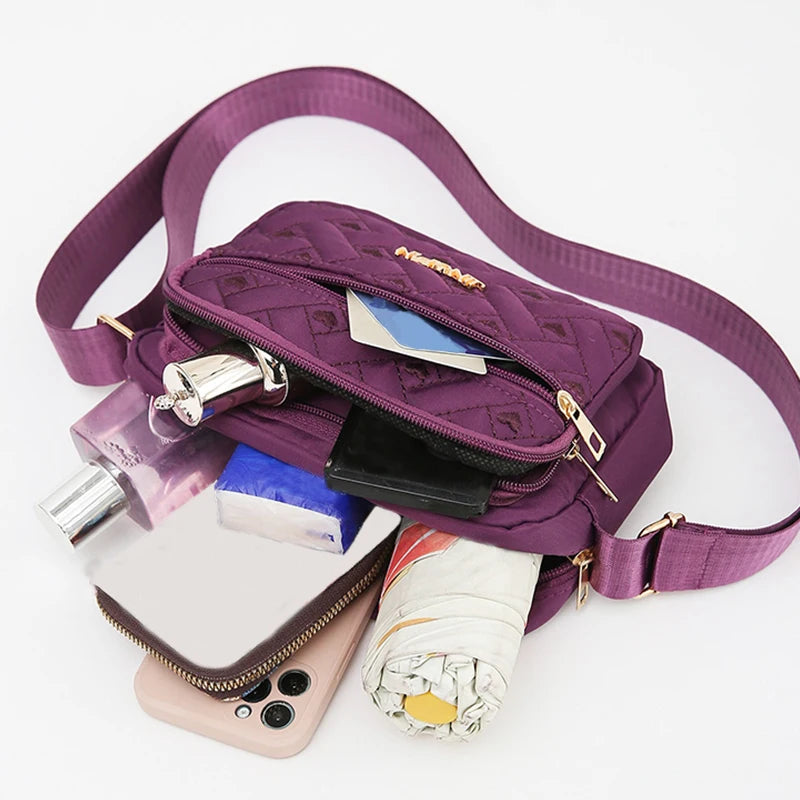 Neutral style backpack for men and women, cross-body bag, lightweight and casual shoulder bag, travel canvas small bag