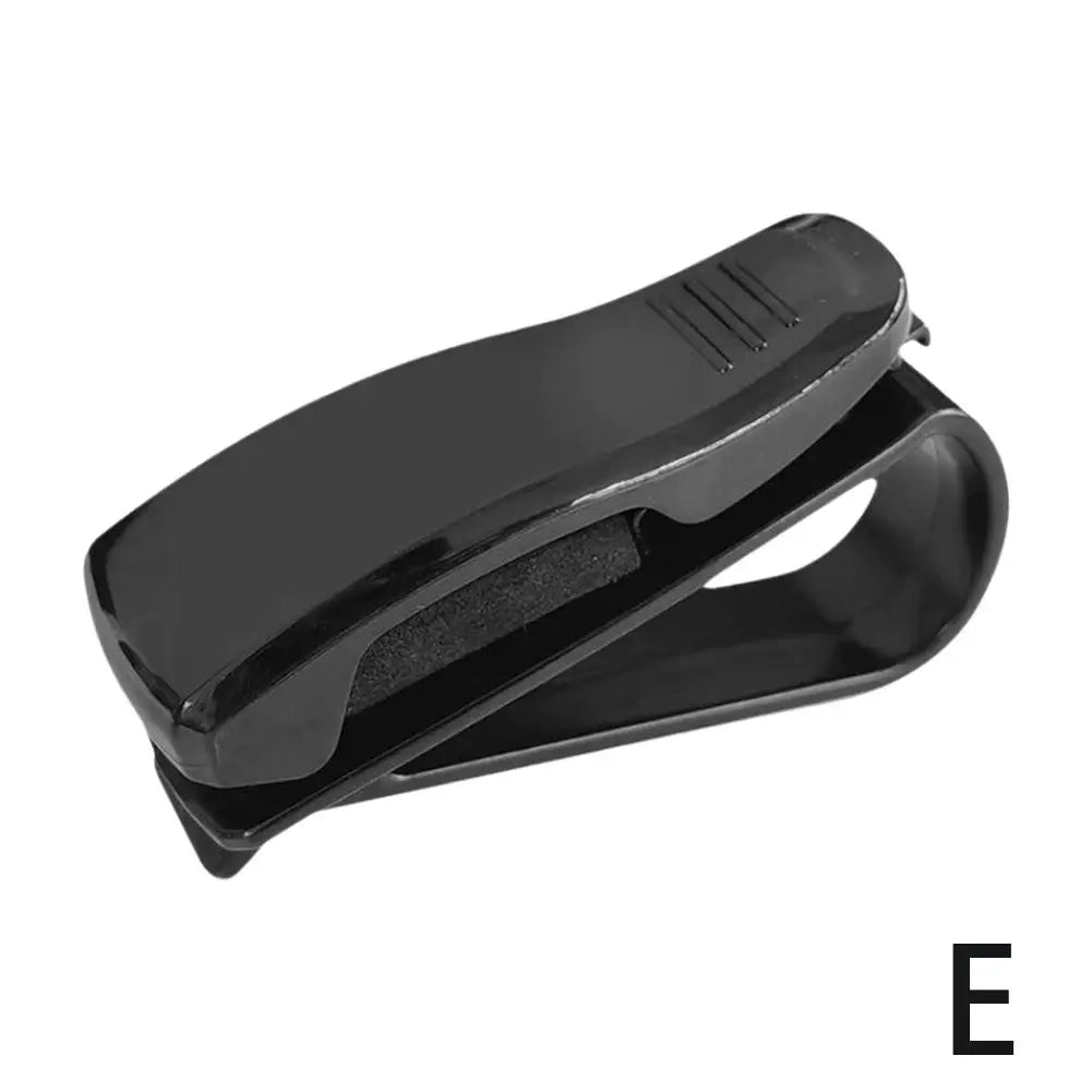 Car Sunglasses Frame Carbon Fiber Bills Glasses Clip Multi Function In Car Creative Eye Box Card Double Headed Clip On Board
