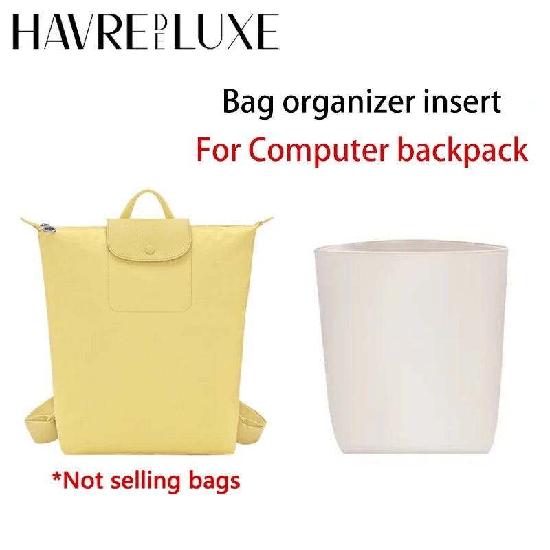 Bag Organizer Insert For Longchamp Backpack Storing Computer Water Bottle Easy To Find Nylon Durable Bag Support Bag Accessories