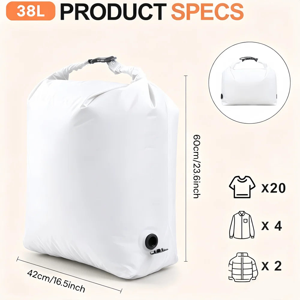 Vacuum Compression Storage Bag Portable Large Capacity Waterproof Luggage Bag Clothes Bag Dustproof Business Trip Travel