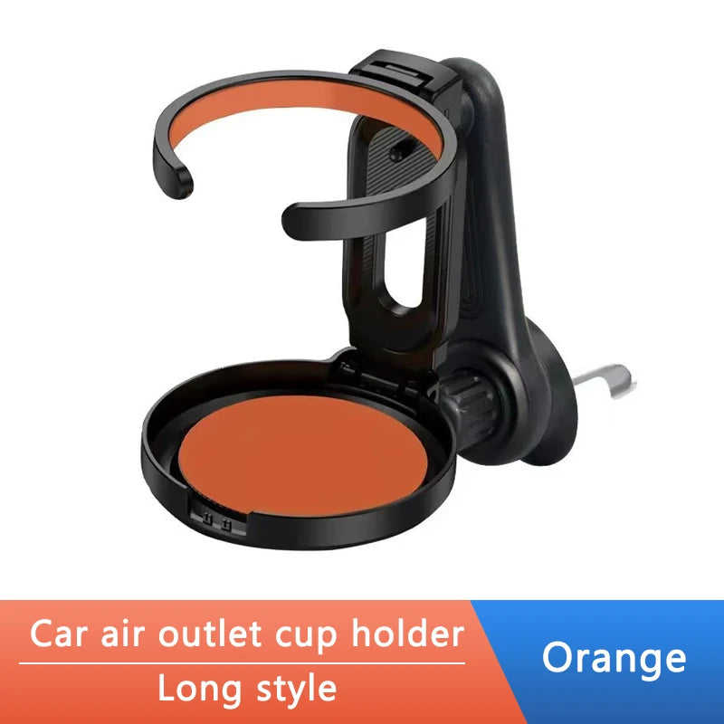 SEAMETAL Car Air Outlet Vent Water Cup Holder Foldable Universal Drink Rack Anti Shake Stable Car Cup Holder Storage Fixed Stand