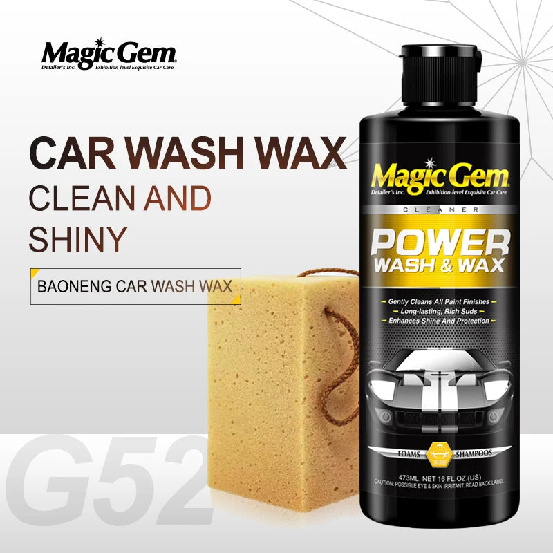 Magic Gem G52 Car Wash Shampoo Bottle Super Foam Paint Detailing Car Products Car Accessories Exterior Cleaning Materals