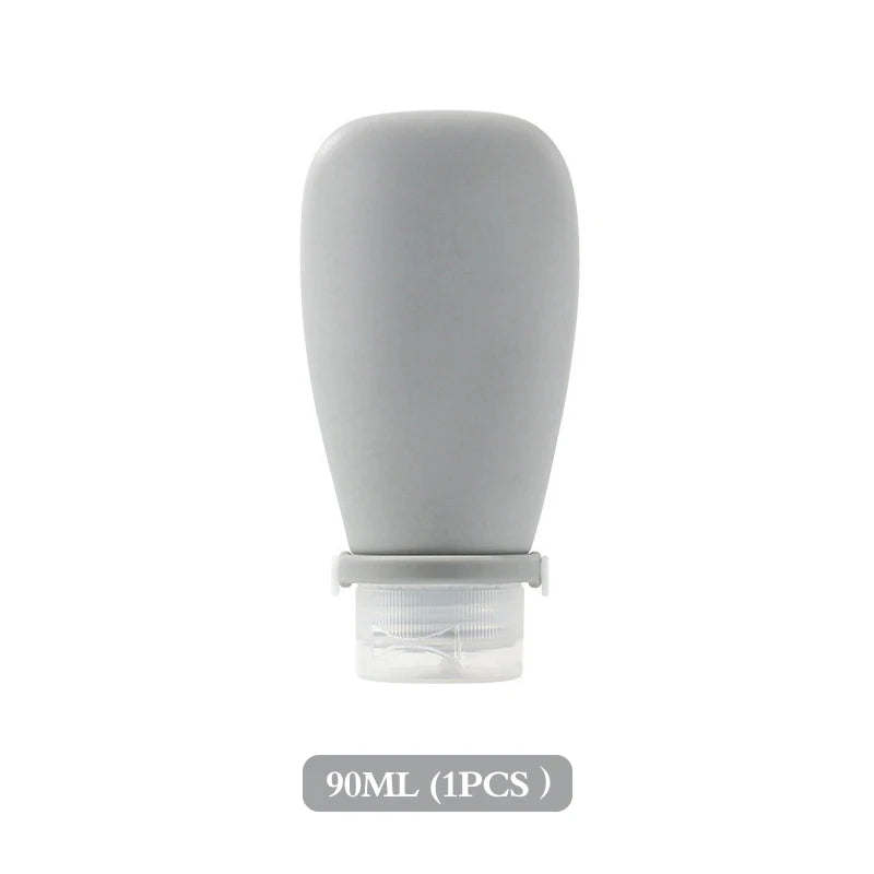 30/60/90ml Silicone Travel Bottles Leak Proof Squeezable Refillable Containers Cosmetic Tube For Lotion Soap Liquids Bottling