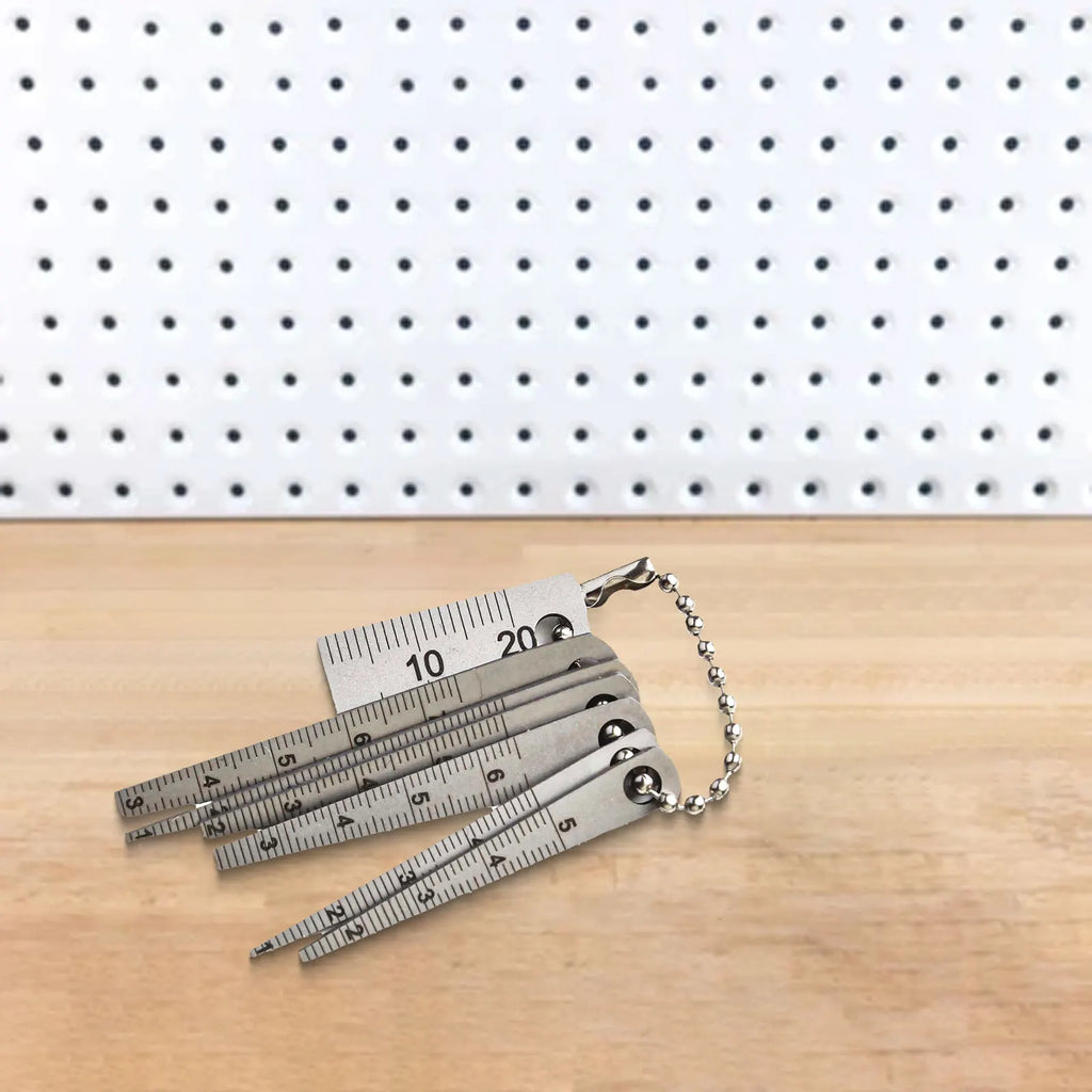 Taper Gauge Measuring Tool 1-20mm Gap Gage Stainless Steel Welding Taper Feeler Gauge Rulers Hole Inspection Tools