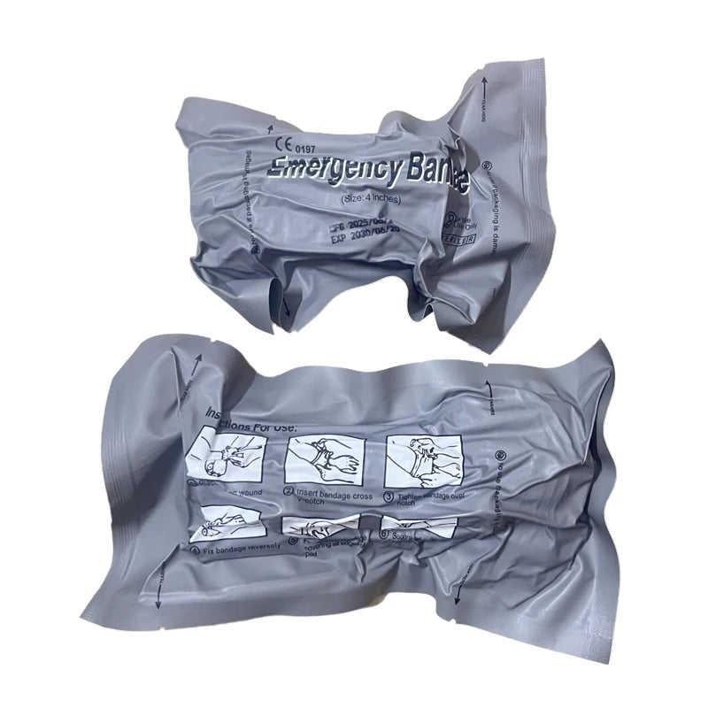 Medical Trauma Kit Israeli Bandage 4/6inch Emergency Security Protection For Outdoor Camping Hiking Wound First Aid