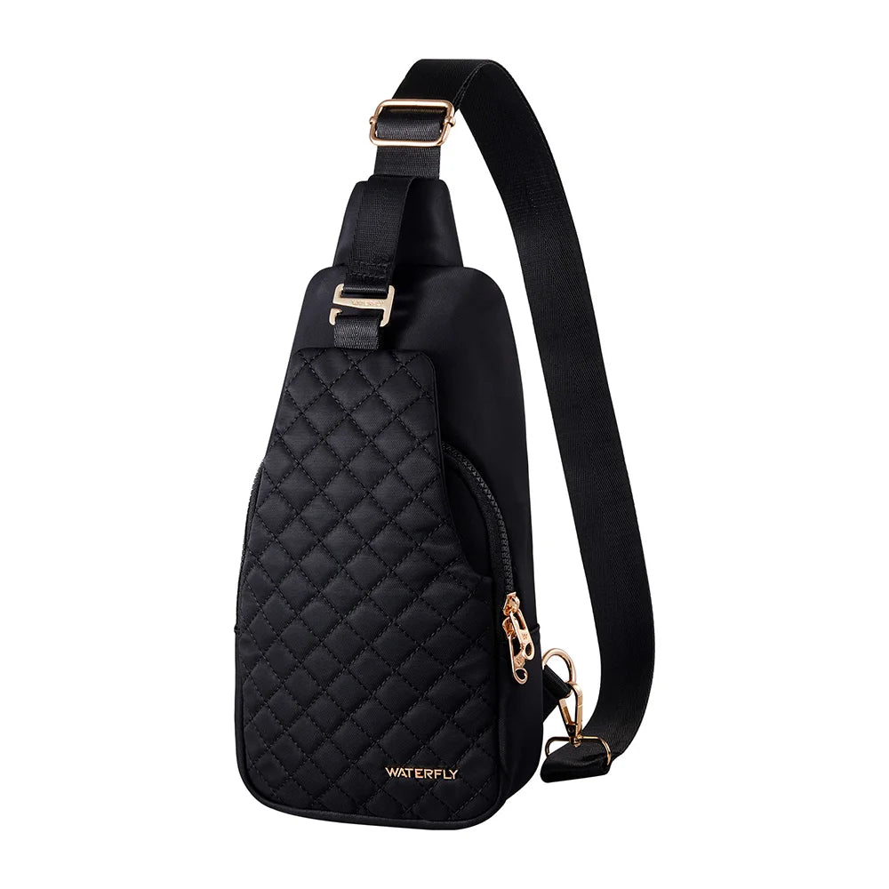 WATERFLY Small Crossbody Sling Backpack Fashion Chest Crossbody Bag For Women Men Anti Theft Stylish Travel Casual Daypack