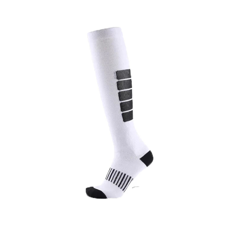 Running Compression Socks Football Hiking Golf Gym 20-30mmhg Gradual Change Nylon Sports Socks Diabetes Pregnancy Varicose Veins