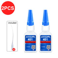 Super Glue for Plastic, Cyanoacrylate Based Adhesive for PLA, Acrylic, Metal,DIY, with Anti-Clog Cap, Waterproof, Heat-Resistant