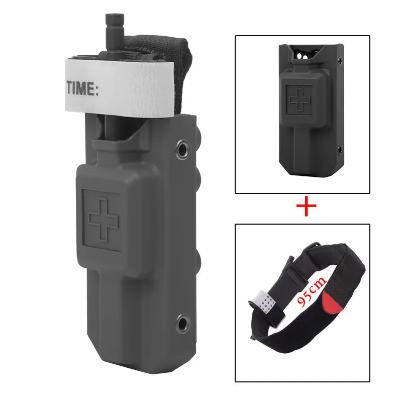 95cm Tactical Tourniquet With Holder Combat Molle EMT First Aid Kit Medical Emergency Belt For Outdoor Survival CS