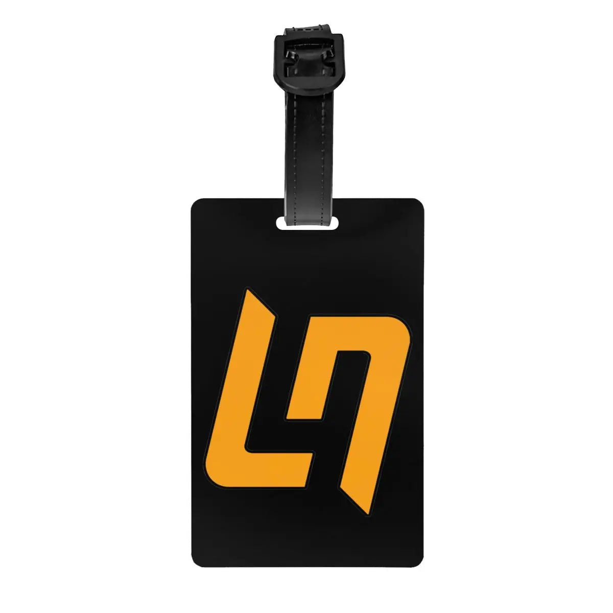 Custom L-Lando Norris Luggage Tag Privacy Protection Motorcycle Racing Baggage Tags Travel Bag Labels Suitcase