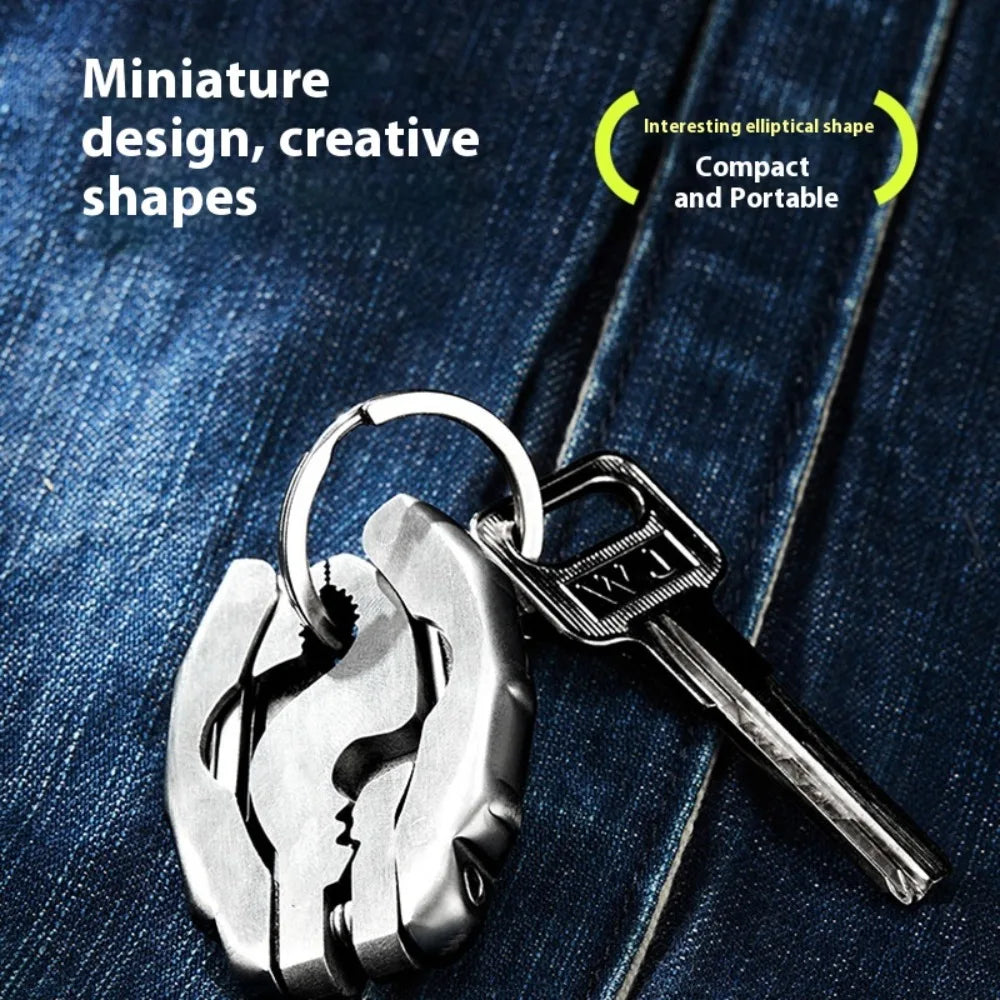 9 in 1 Folding Pliers Screwdriver Combination Kit Outdoor Multifunction Tool Gear Swiss Tech EDC Portable Pocket Mini