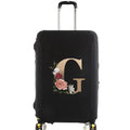 Travel Suitcase Protective Covers Thick Elastic Luggage Cover Protector for 18"-28"Baggage Travel Bag Case Gold Letter Printed