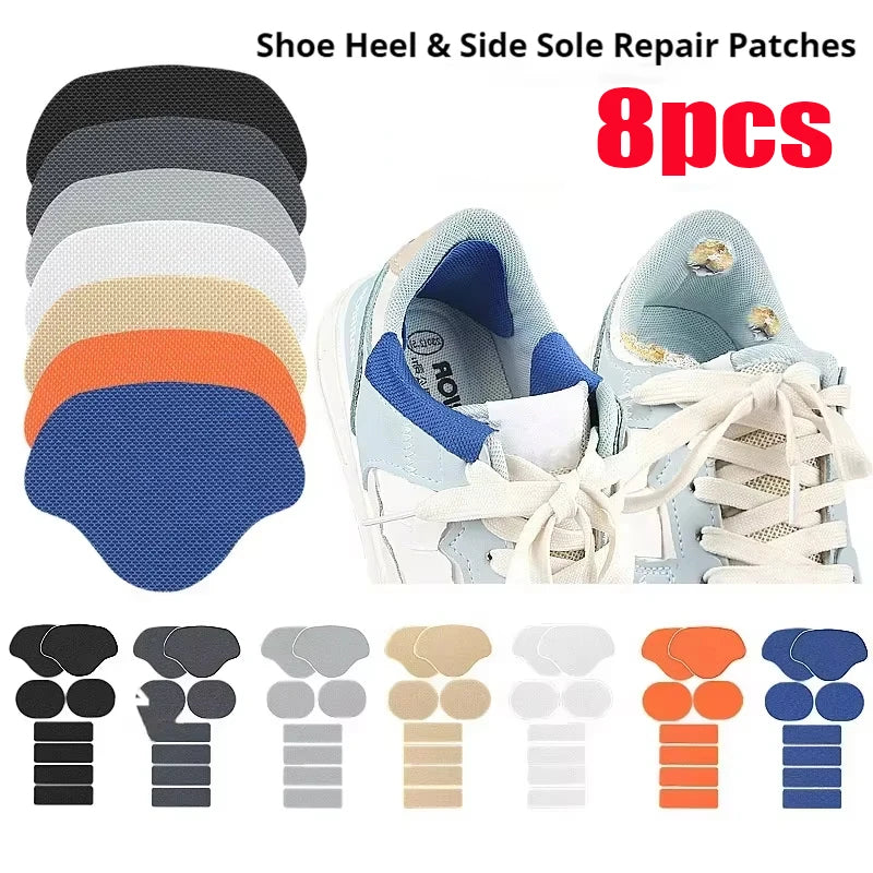 Sneakers Heel Repair Shoe Side Damage Lining Patch Sticker Shoe Heel Wear Repair Patch Suitable for a Wide Range of Shoes