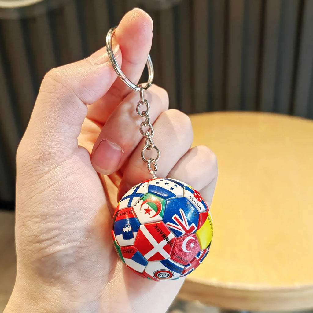 2026 FIFA Trophy Keychain Metal Key Ring Football Fan Souvenir Soccer Collectible Pendant Memorial for Men Sports Fans Gift Idea