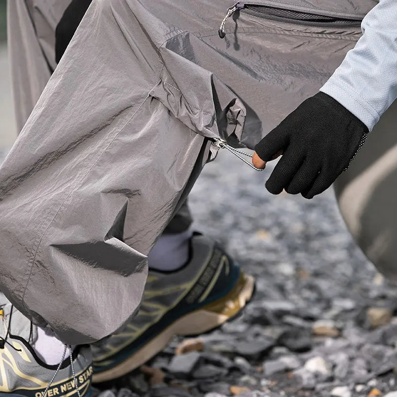 Autumn Hiking Pants Men Outdoor Waterproof Camping Paratrooper Pants Spring Wear-Resistant Mountaineering Fishing Cargo Trousers