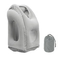 New Pattern Inflatable Travel Pillow Portable Chin Support Neck Pillow for Airplane Car Bus Train Office Nap Rest Support Pillow