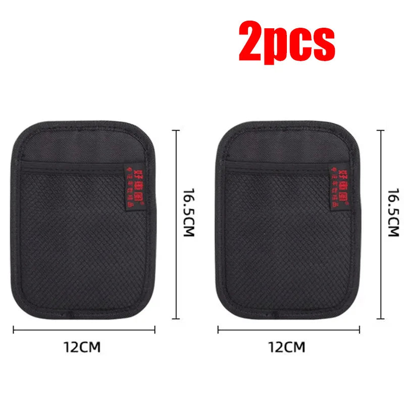 1-4pcs Car storage net bag, multi-functional storage net bag, car interior organizer, mobile phone key storage