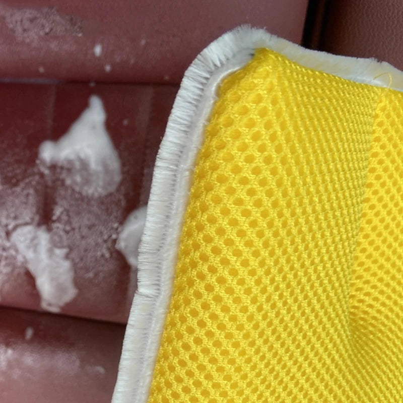 1/2PCS Multi-purpose Car Upholstery Cleaning Gloves Glass Removes Dirt Car Wash Gloves Double-sided Cleanable Sponge Accessories