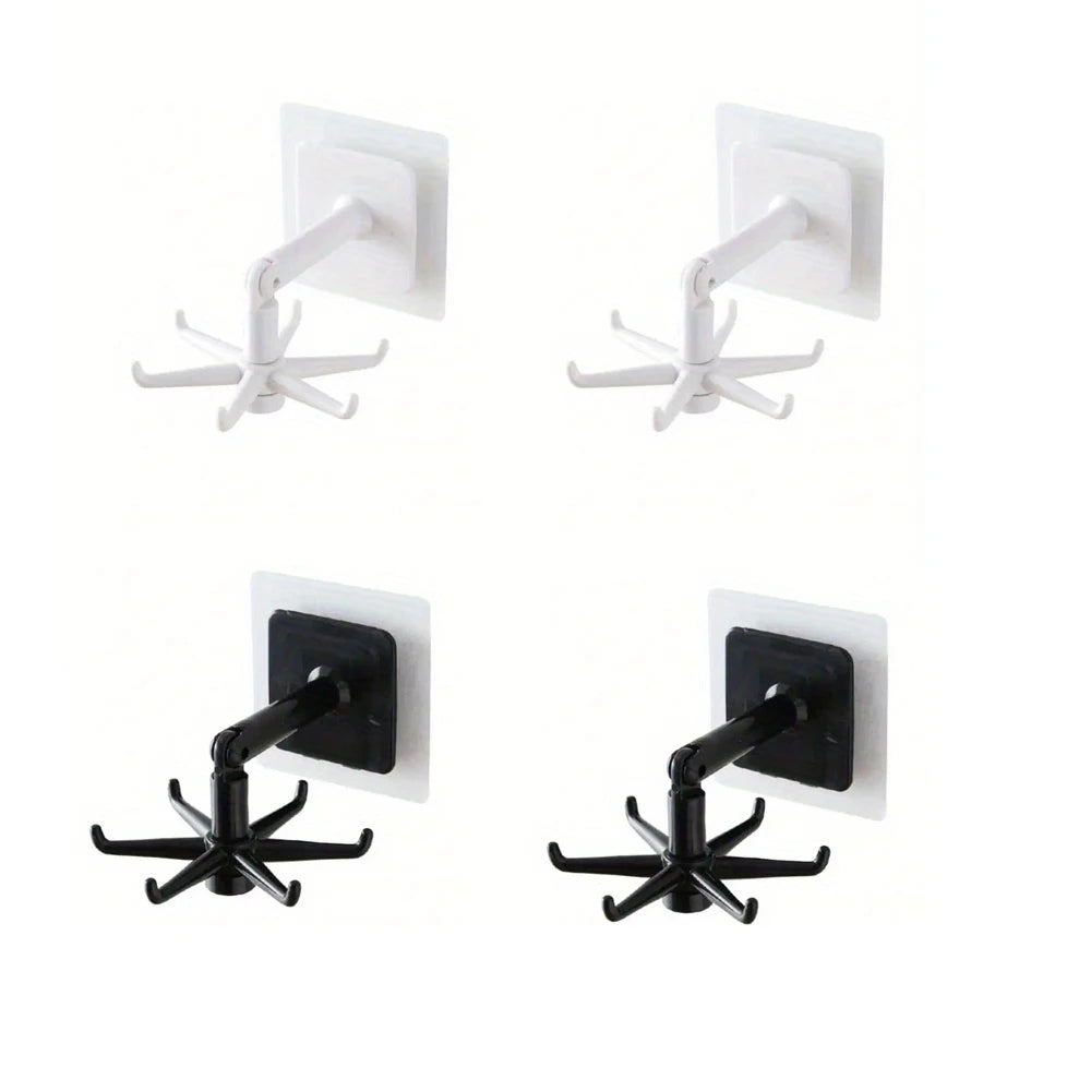 Kitchen Hook Multi-Purpose Hooks 360 Degrees Rotated Rotatable Rack for Organizer and Storage Spoon Hanger for Kitchen Gadgets