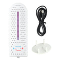 Wireless Mini Dehumidifier With Circulating Moisture Absorption For Wardrobe, Closet, Bedroom And Car, White 16.8x5.5x2cm