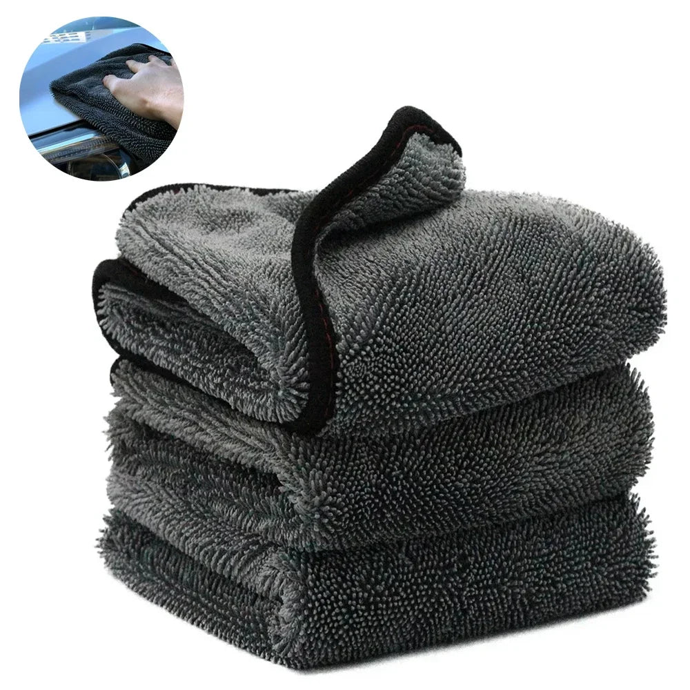 New Microfiber Twist Car Wash Towel Professional Car Cleaning Drying Cloth Towels for Cars Washing Polishing Waxing Detailing