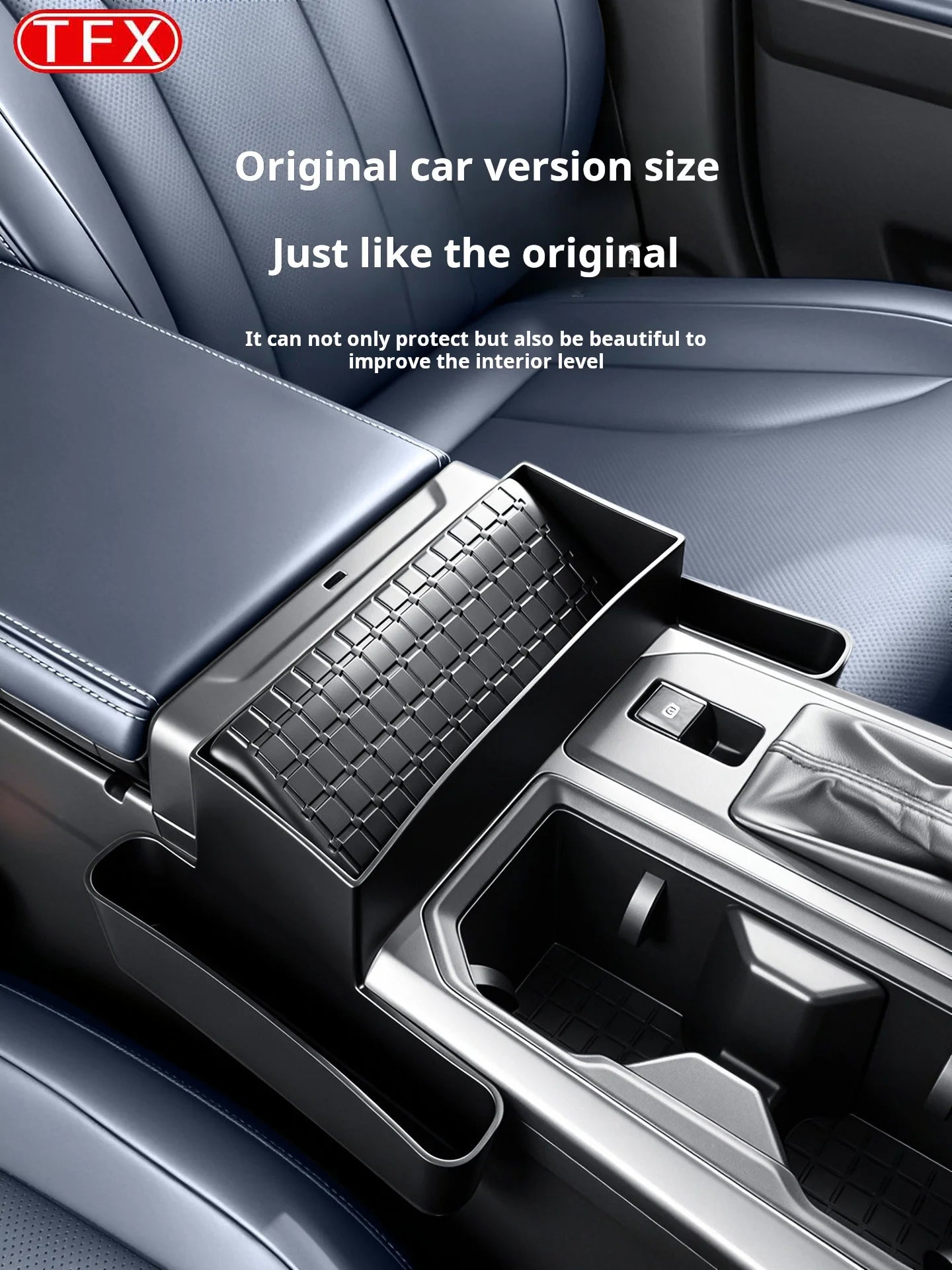 For Toyota RAV4 2026 6th XA60 Car Styling Center Console Storage Box Organizer Tray Panel Anti-Slip Durable Liner Accessories