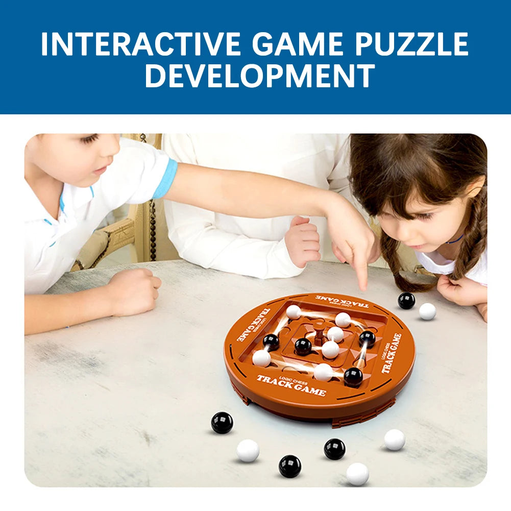 Two Player Board Game, Track Logic Chess, Children's Puzzle Board Game,Parent-Child Interactive Toys,Holiday Gatherings Game