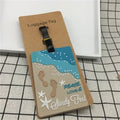 Luggage Tags Cartoon Cute Silicone Fruits Food Beach Style Suitcase Tags Name Address Holder Baggage Boarding Tags Label