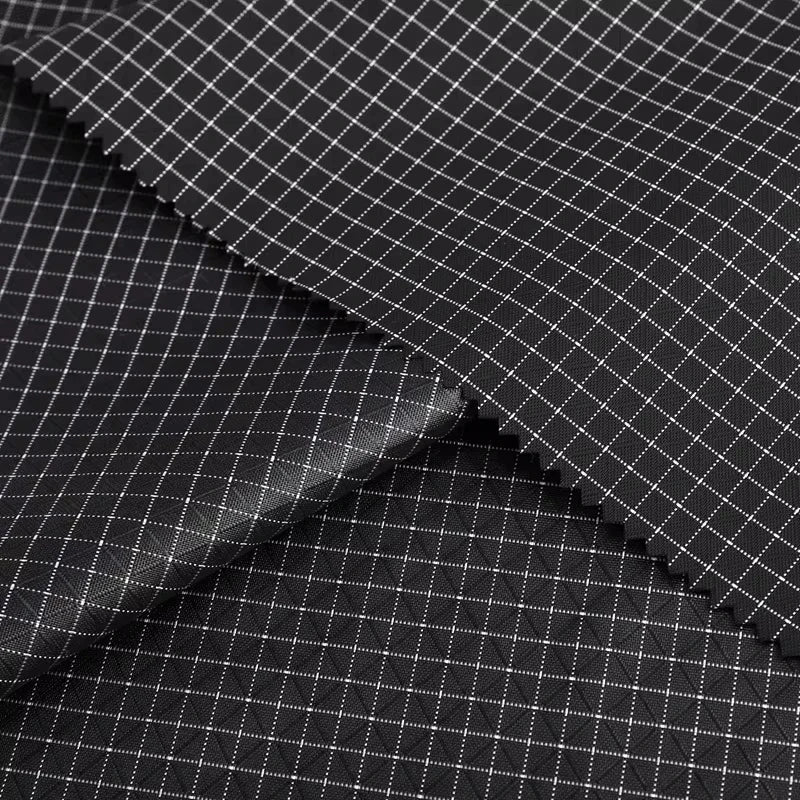 Dyneema Nylon Grid Fabric High Strength Waterproof Cut Resistant PU Coated Material for Outdoor Backpack DIY 100x150cm