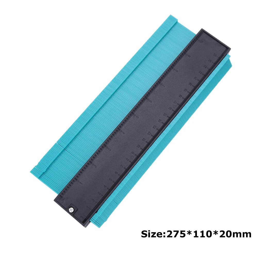 20 inch Shape Gauge Duplicator Profile Duplication Gauge Contour Template Plastic Contour Ruler Copy Duplicator Measuring Tool