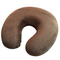 Memory Foam U-Shaped Neck Pillow Support Cushion Travel Pillow for Cars Airplanes Home Office Removable Cover Neck Cushion