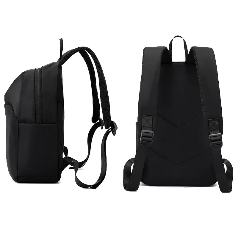 Nylon Trekking Bag Breathable School Backpack Waterproof Wear-resistant Layered Storage Lightweight for Outdoor Activities