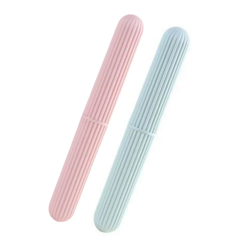 Travel Toothbrush Case Bathroom Supplies Portable Toothbrush Storage Box Outdoor Camping Accessories Dust-Proof Organization