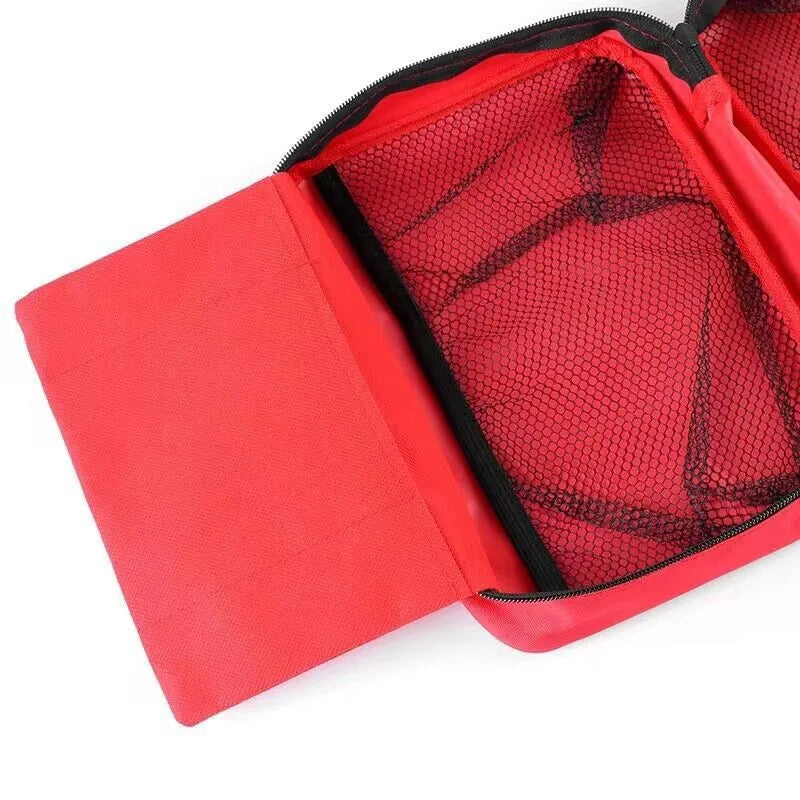Large Portable First Aid Kit, Handheld Outdoor Emergency Storage Bag, Durable Carry Medical Organizer for Camping Travel Hiking