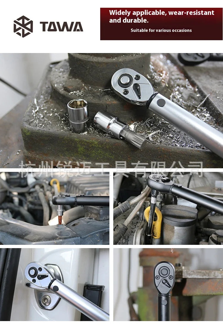 High Quality 33pcs Bicycle Torque Wrench Set Preset Adjustable 1/4" Ratchet Mini Fly Head for Bike Maintenance Repair
