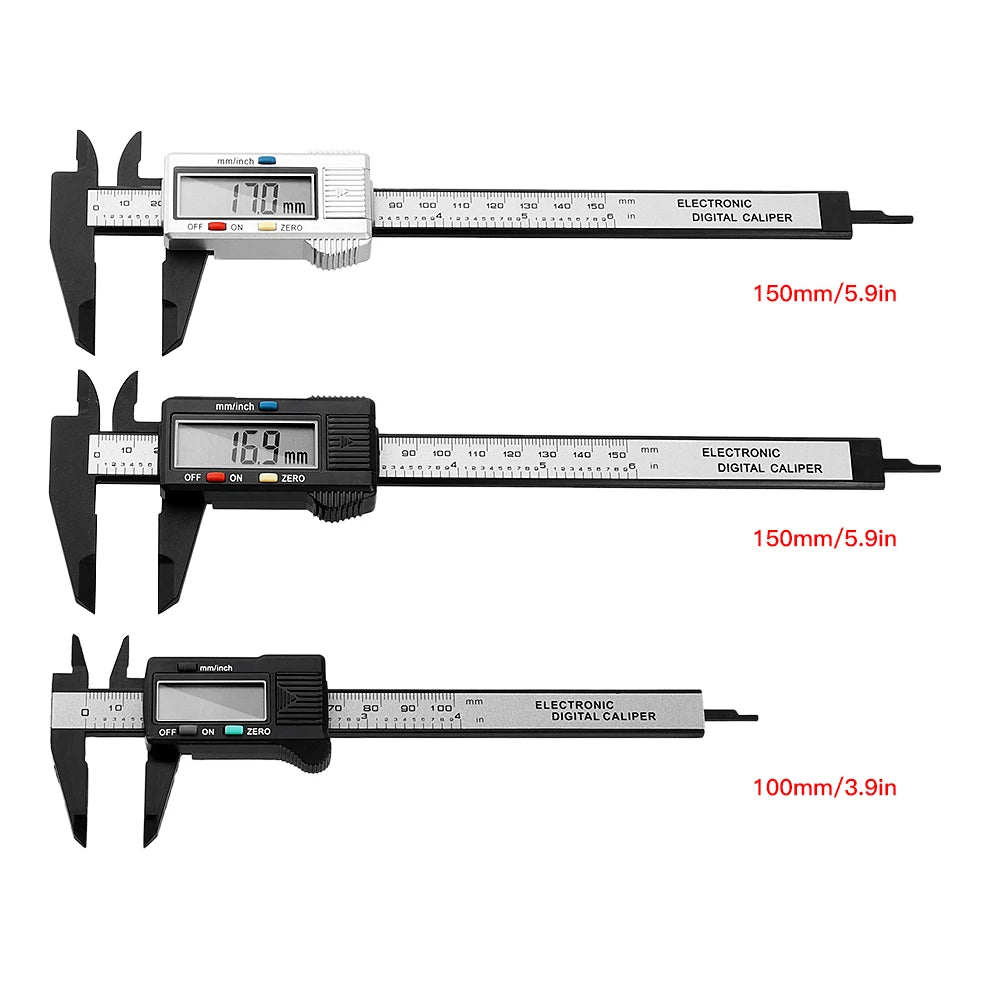 Digital Caliper 0-150mm/6 Inch 0.01mm Accuracy for CNC/3D Jewelry Printing Electronic Digital Measuring Tool Vernier Micrometer