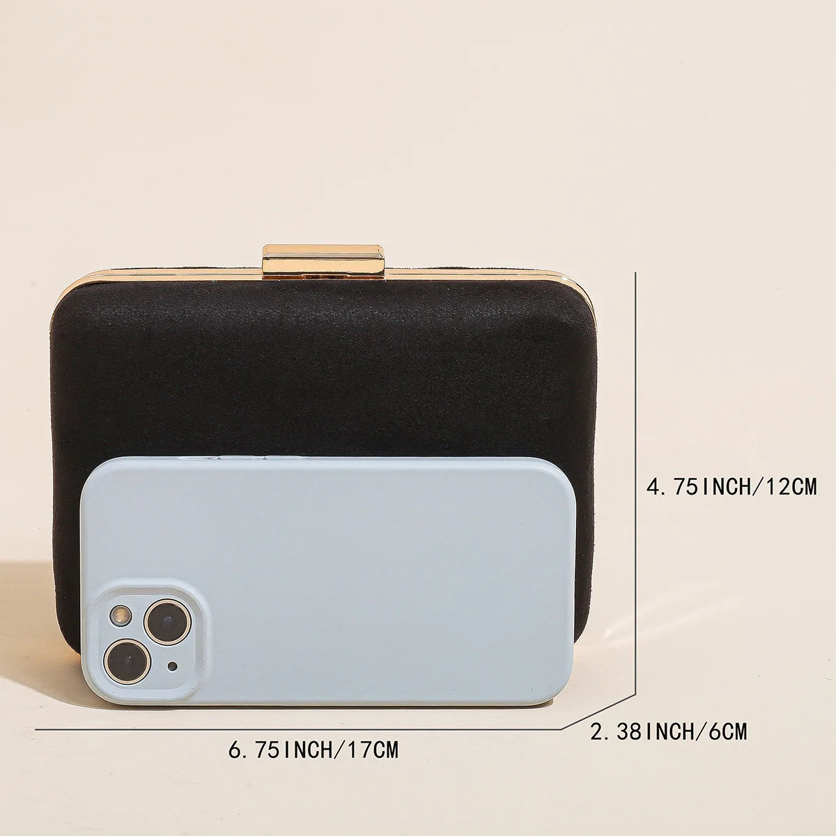 Mini Simpl Elegant Velvet Clutch Evening Bags for Women Formal Wedding Party Clutch Purse Prom