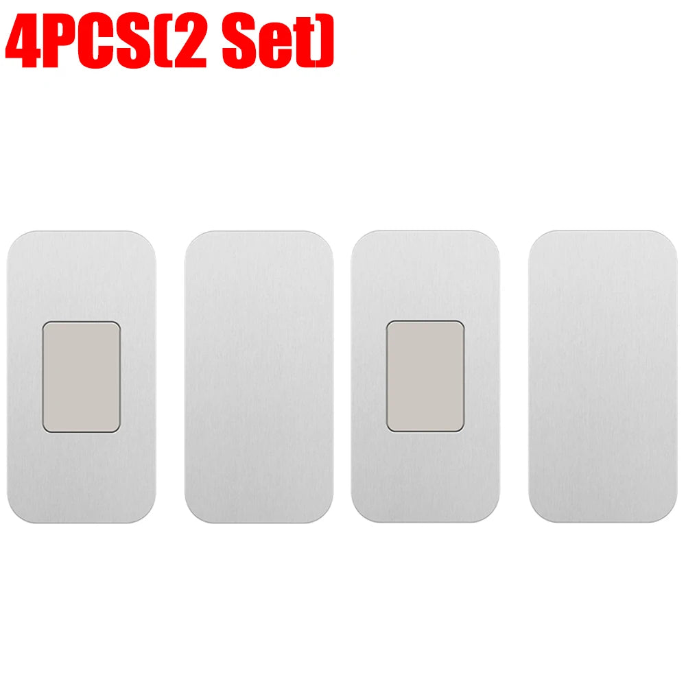 Self Adhesive Door Stop Magnetic Cabinet Catches Invisible Soft-Catch Anti-Rust Magnet Stickers Hidden Door Closer for Cupboard