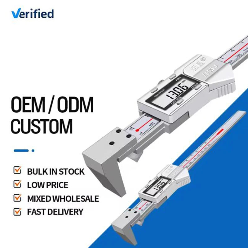 Horizontal Edge Center Digital Caliper 0.01mm Precision Stainless Steel Conical Probe for Hole Center & Edge Measurement