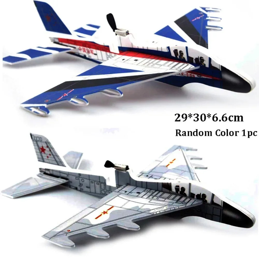 PP Foam Double Wing Airplane Ligthweight School Science Textbook Tool Glider Hand Throw Plane EPP Bubble Plane For Outdoor